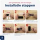 Rosso Apple iPhone 18 Pro Max Tempered Glass met Installatietray Dust Removal afbeelding 12