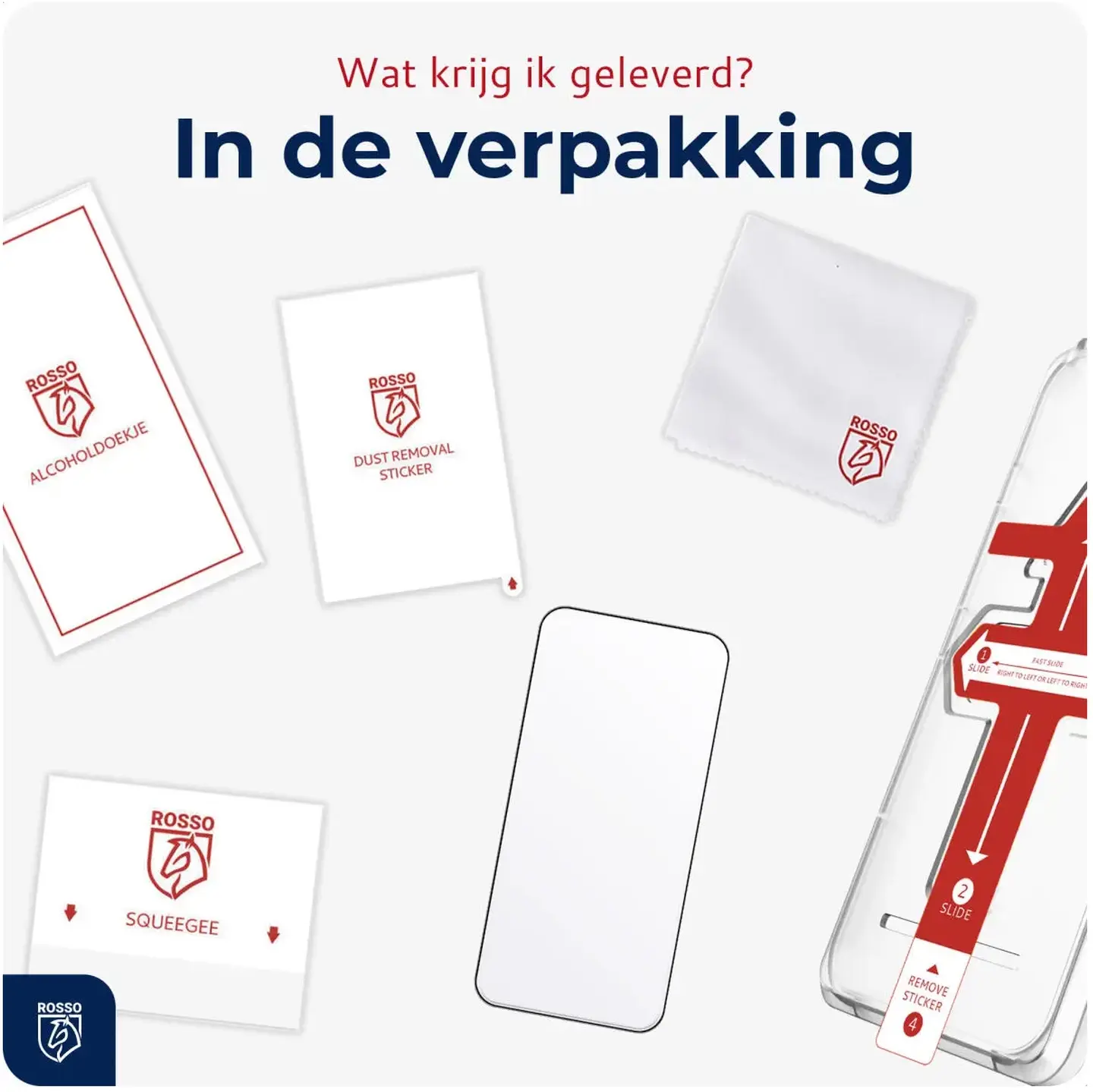 Rosso Apple iPhone 18 Pro Max Tempered Glass met Installatietray Dust Removal afbeelding 11