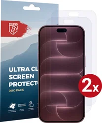 Rosso iPhone 18 Pro Max/17 Pro Max Screen Protector Case Friendly Folie Duo Pack afbeelding