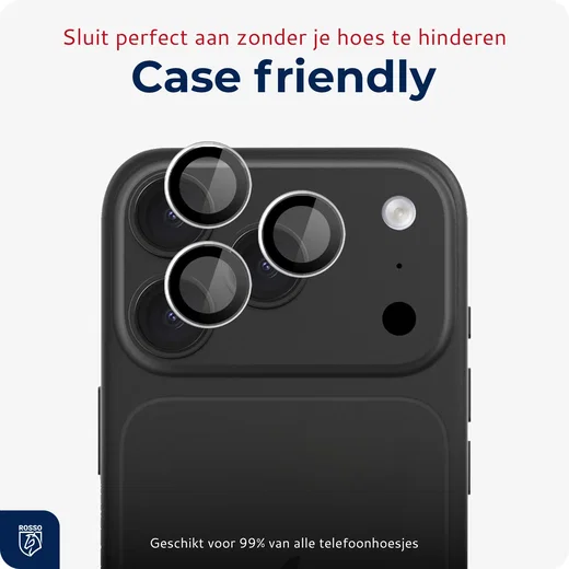 Rosso Apple iPhone 18 Pro / 18 Pro Max Camera Frame Protector Transparant afbeelding 6