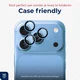 Rosso Apple iPhone 18 Pro / 18 Pro Max Camera Frame Protector Licht Blauw afbeelding 6