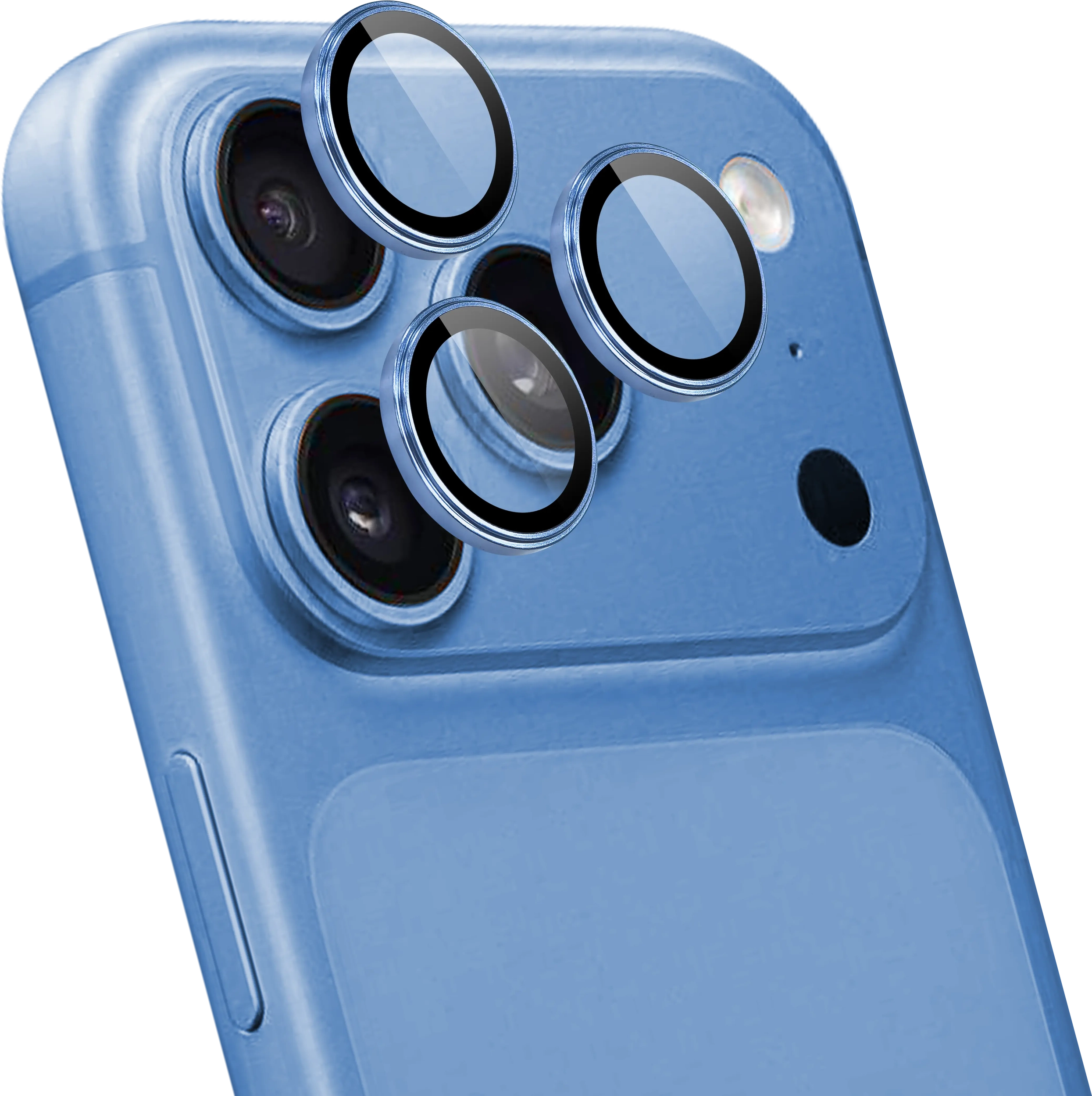 Rosso Apple iPhone 18 Pro / 18 Pro Max Camera Frame Protector Licht Blauw afbeelding 1