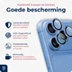 Rosso Apple iPhone 18 Pro / 18 Pro Max Camera Frame Protector Licht Blauw afbeelding 3