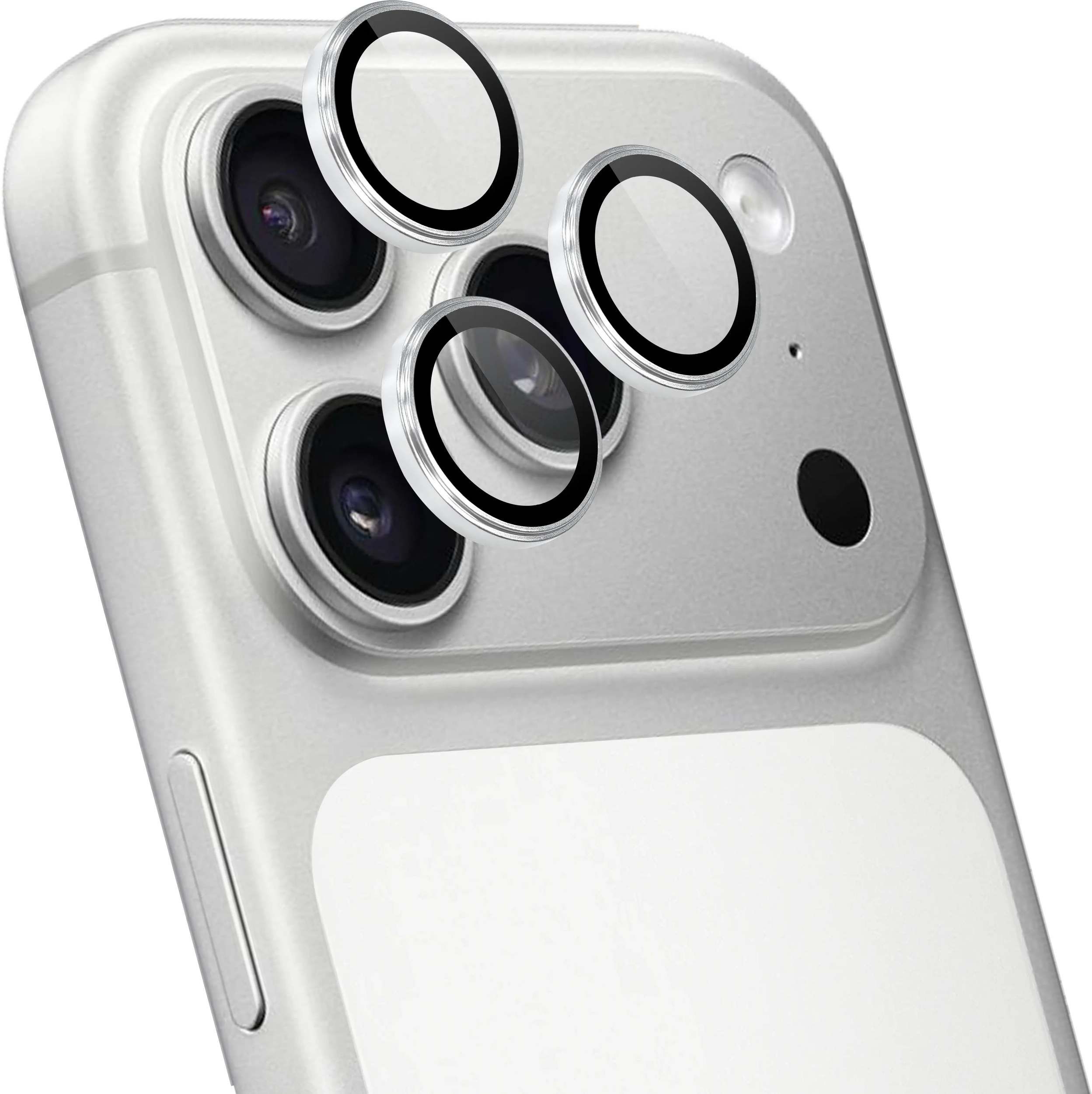 Rosso Apple iPhone 18 Pro / 18 Pro Max Camera Frame Protector Zilver afbeelding 1