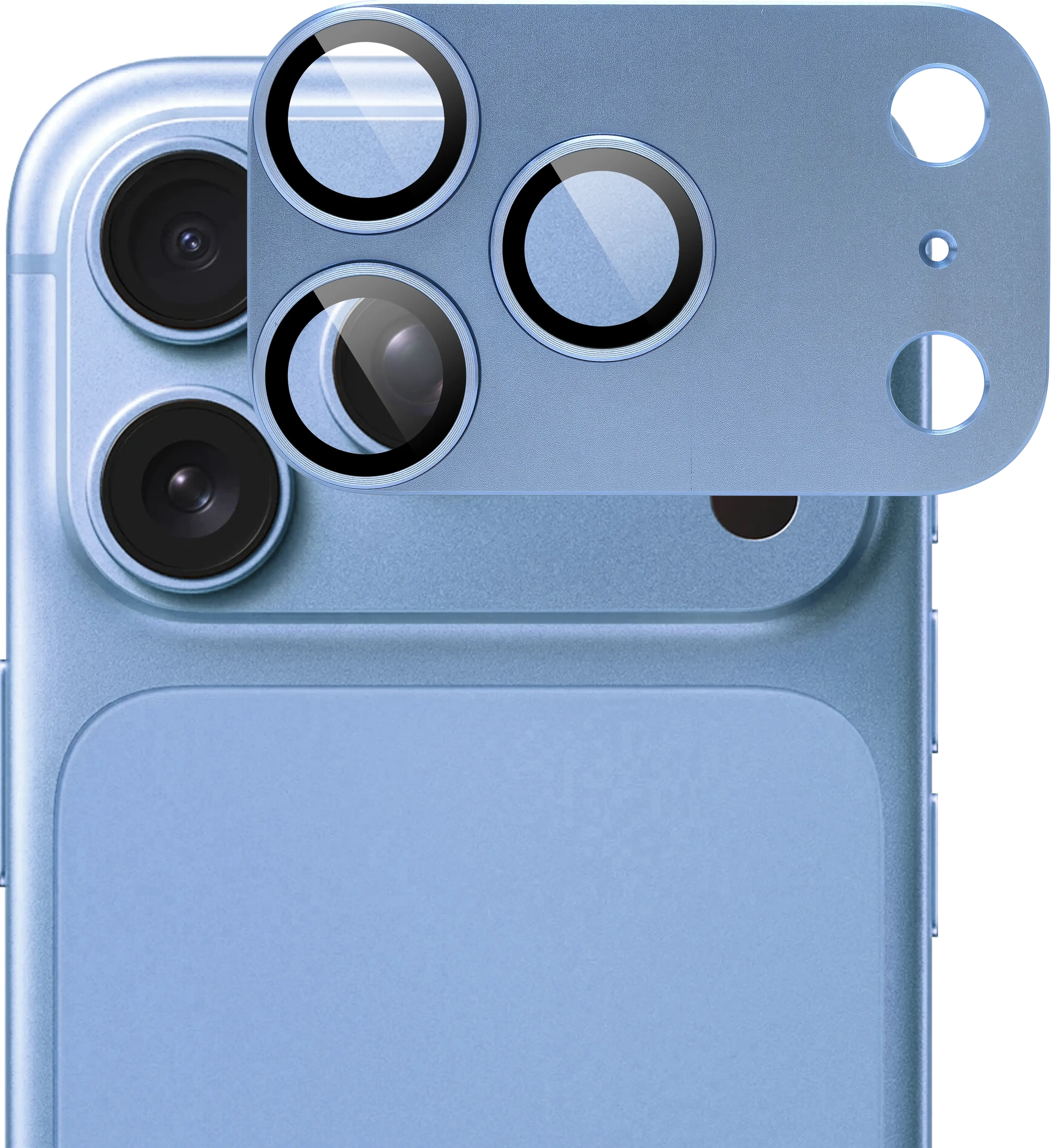 Rosso Apple iPhone 18 Pro Camera Lens Protector Licht Blauw afbeelding 1