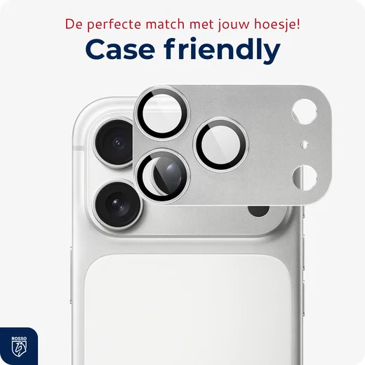 Rosso Apple iPhone 18 Pro Camera Lens Protector Zilver afbeelding 7