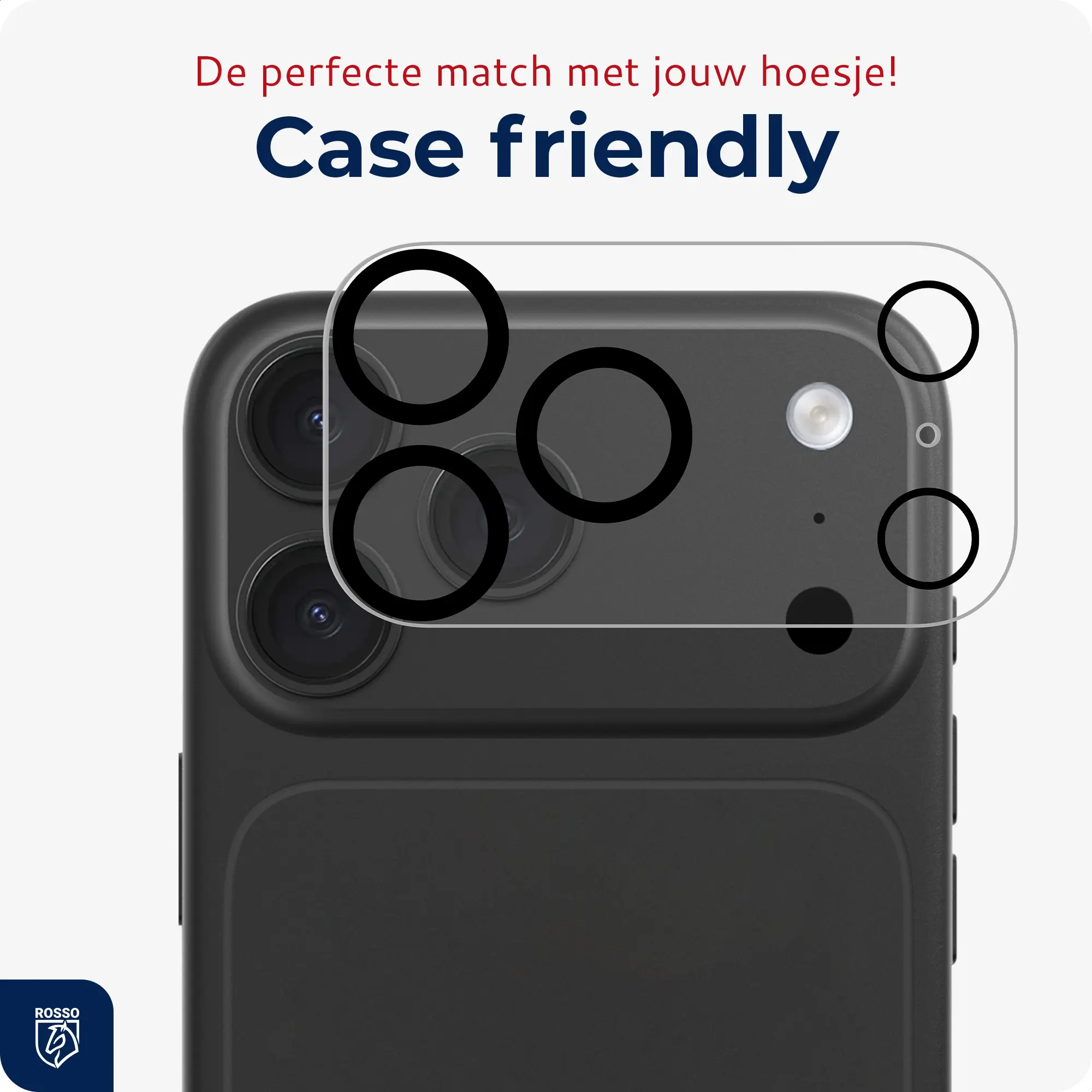 Rosso Apple iPhone 18 Pro Max Camera Lens Protector Transparant afbeelding 7