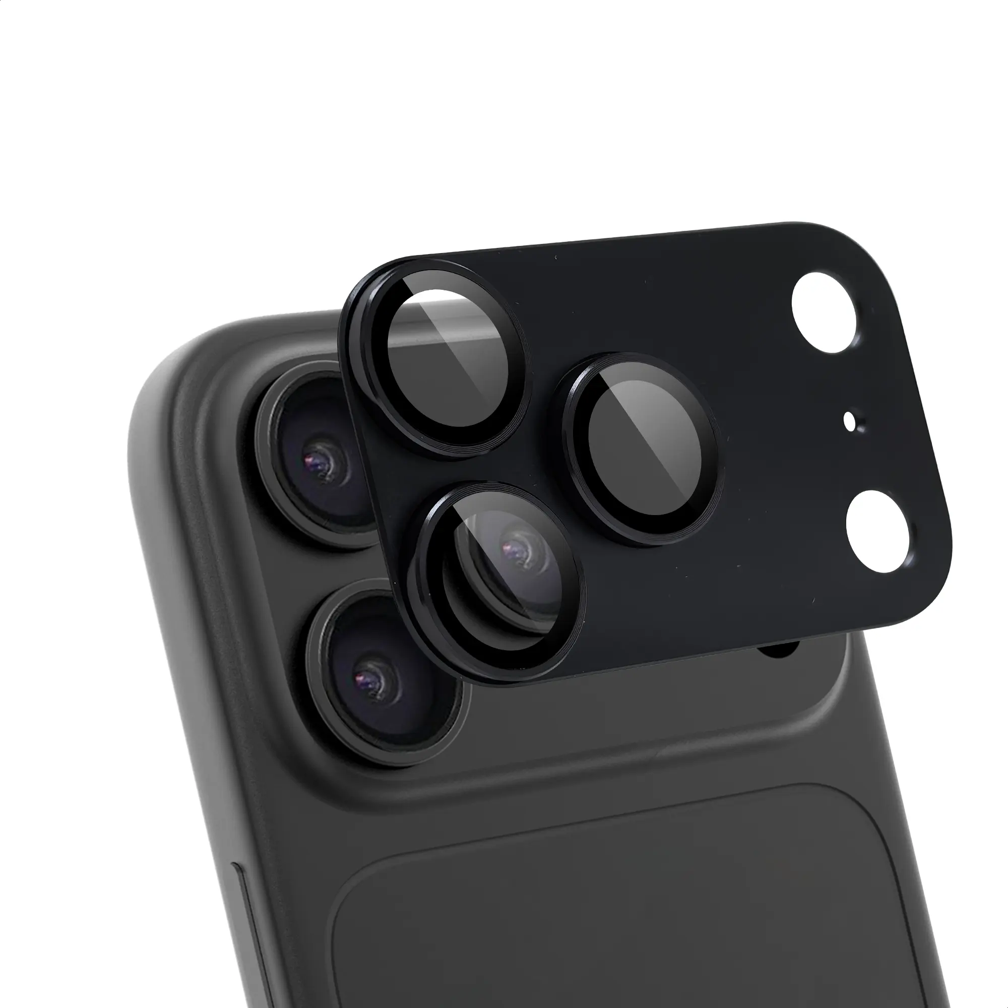 Rosso Apple iPhone 18 Pro Max Camera Lens Protector Donker Grijs afbeelding 2
