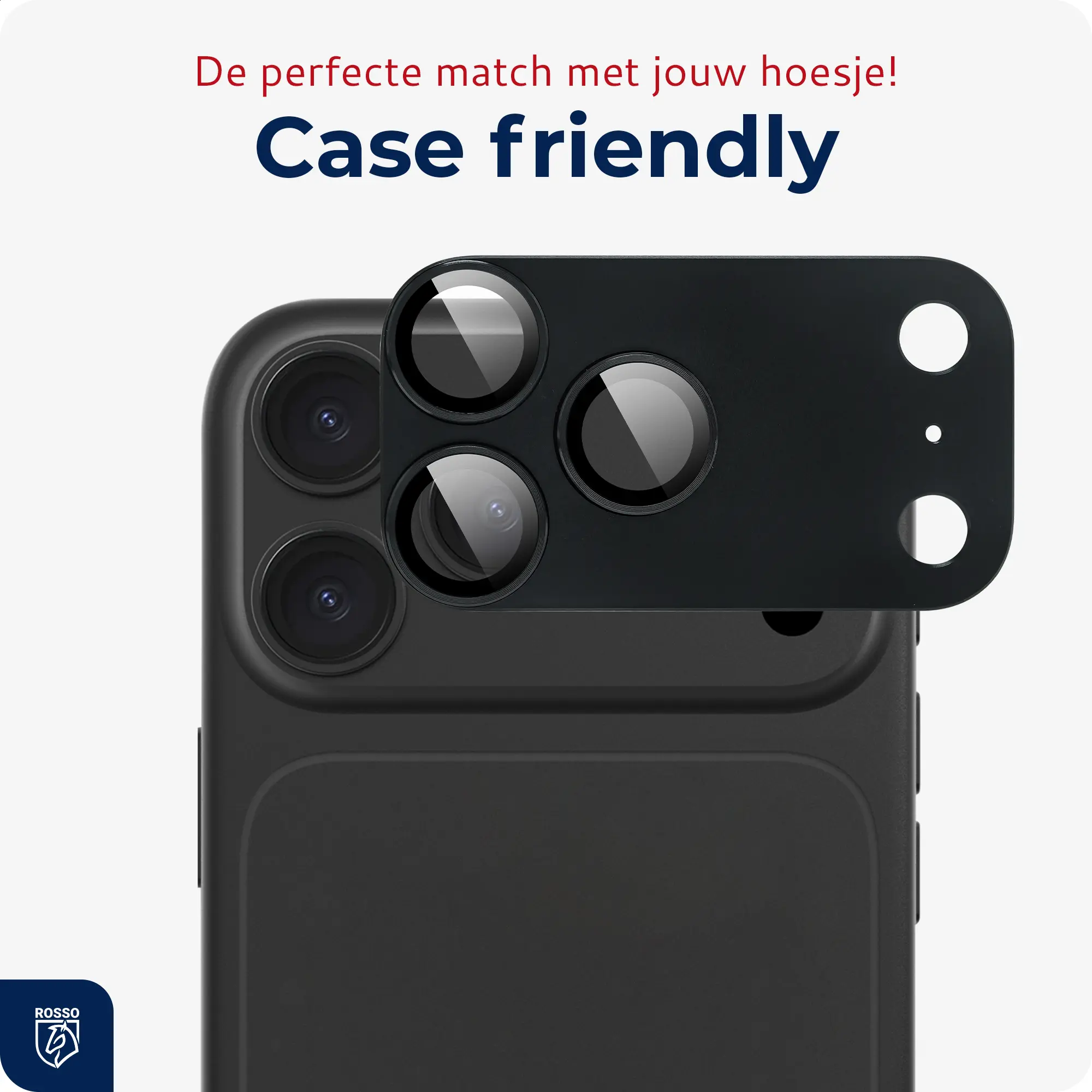 Rosso Apple iPhone 18 Pro Max Camera Lens Protector Donker Grijs afbeelding 7