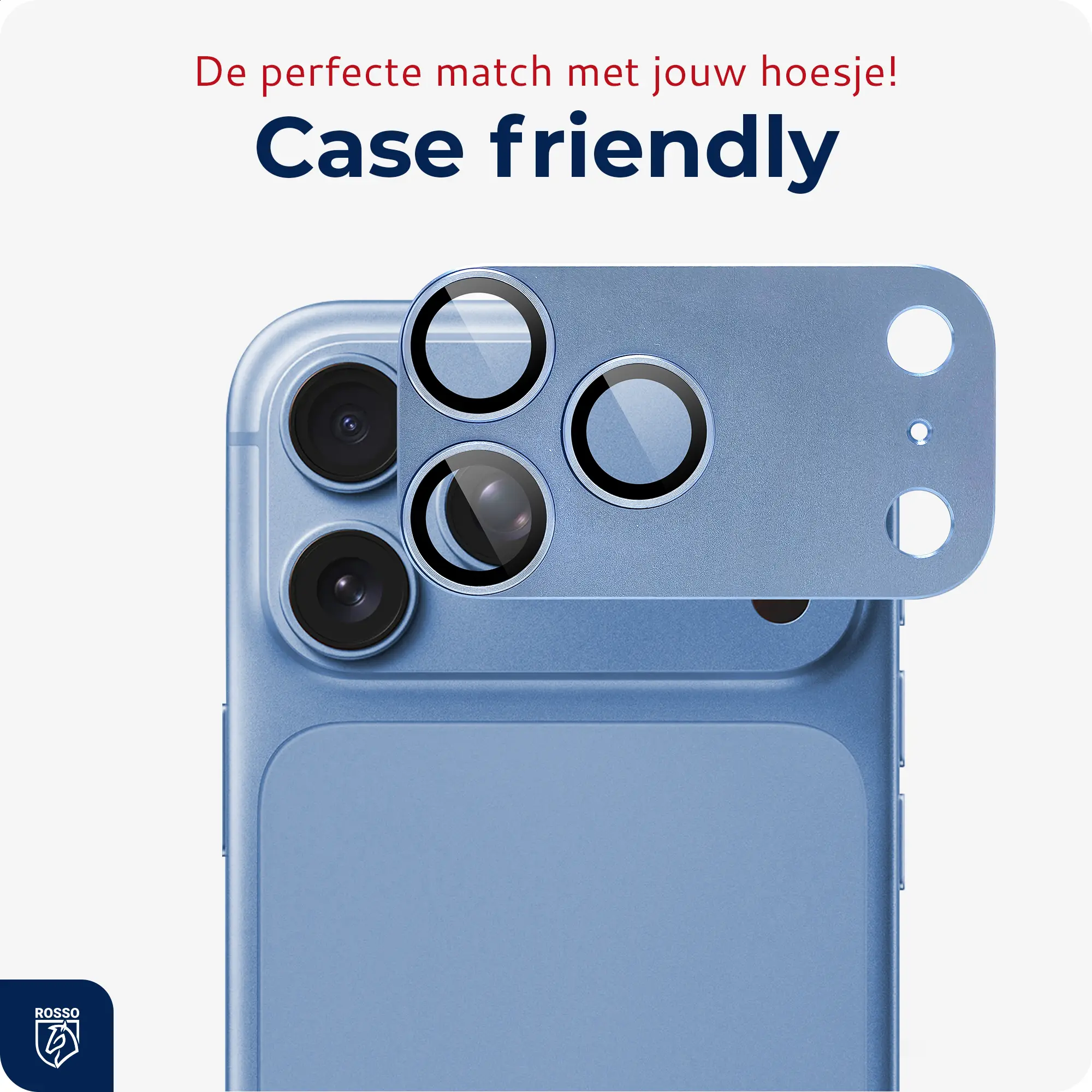 Rosso Apple iPhone 18 Pro Max Camera Lens Protector Licht Blauw afbeelding 7