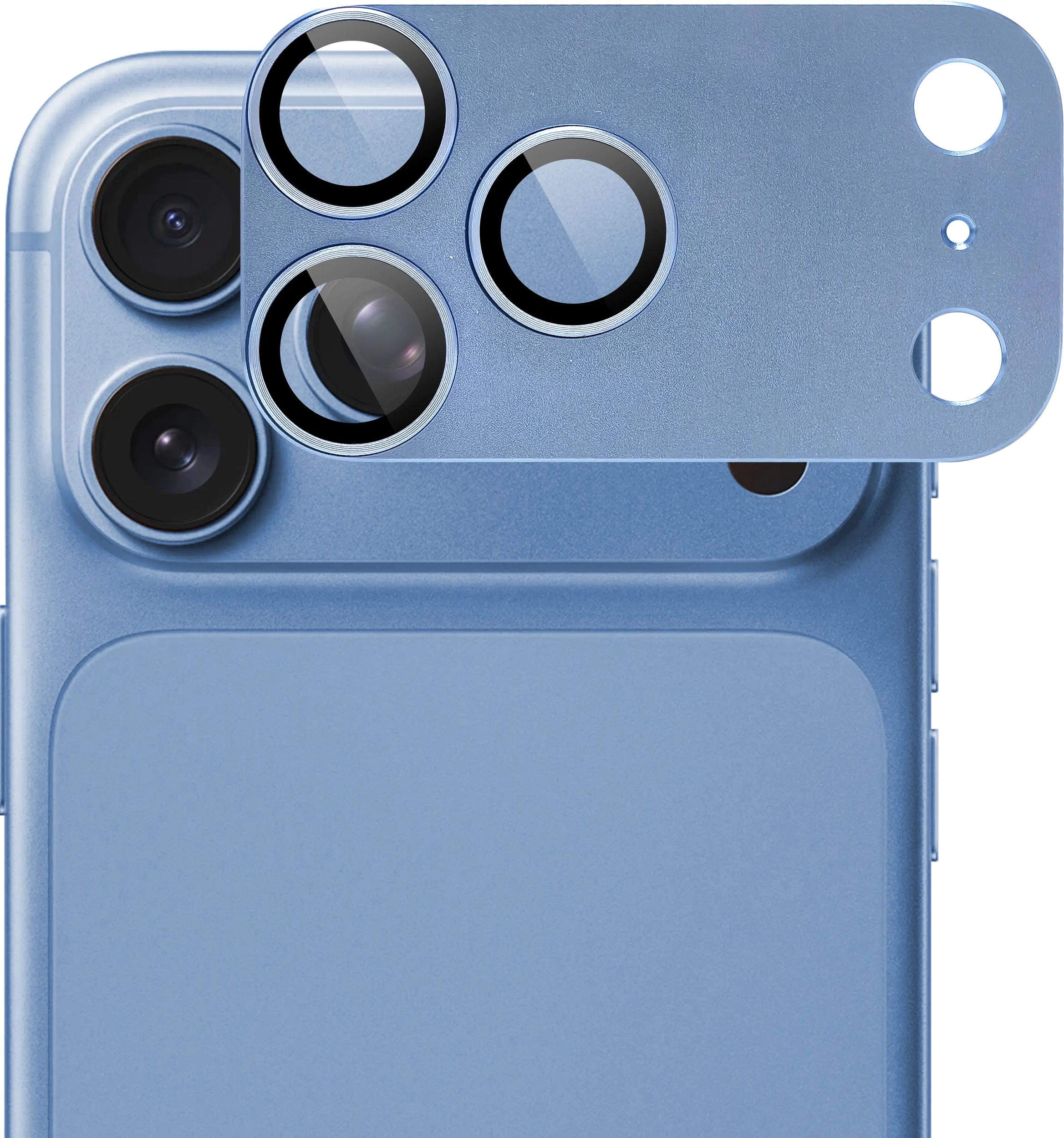 Rosso Apple iPhone 18 Pro Max Camera Lens Protector Licht Blauw afbeelding 1