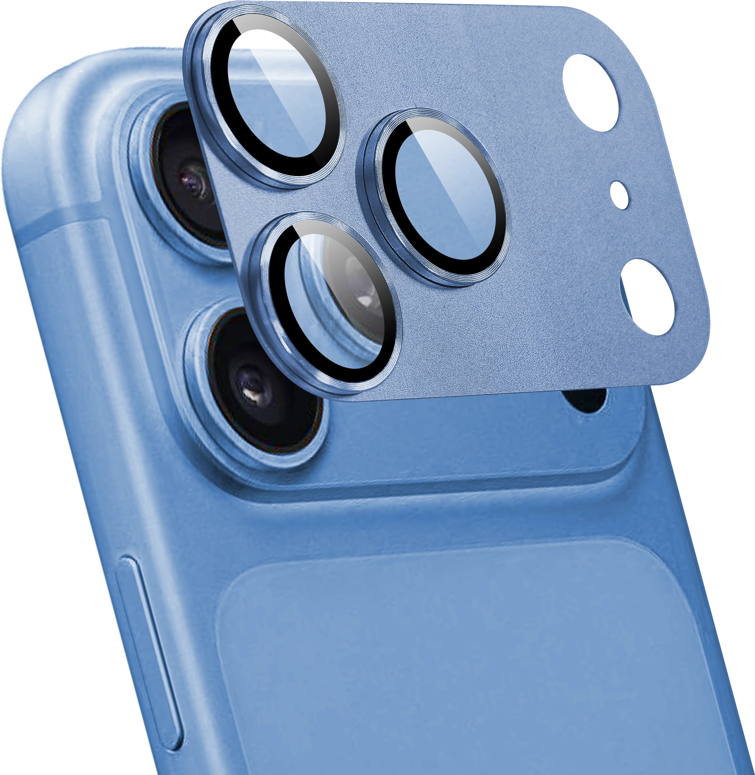 Rosso Apple iPhone 18 Pro Max Camera Lens Protector Licht Blauw afbeelding 2