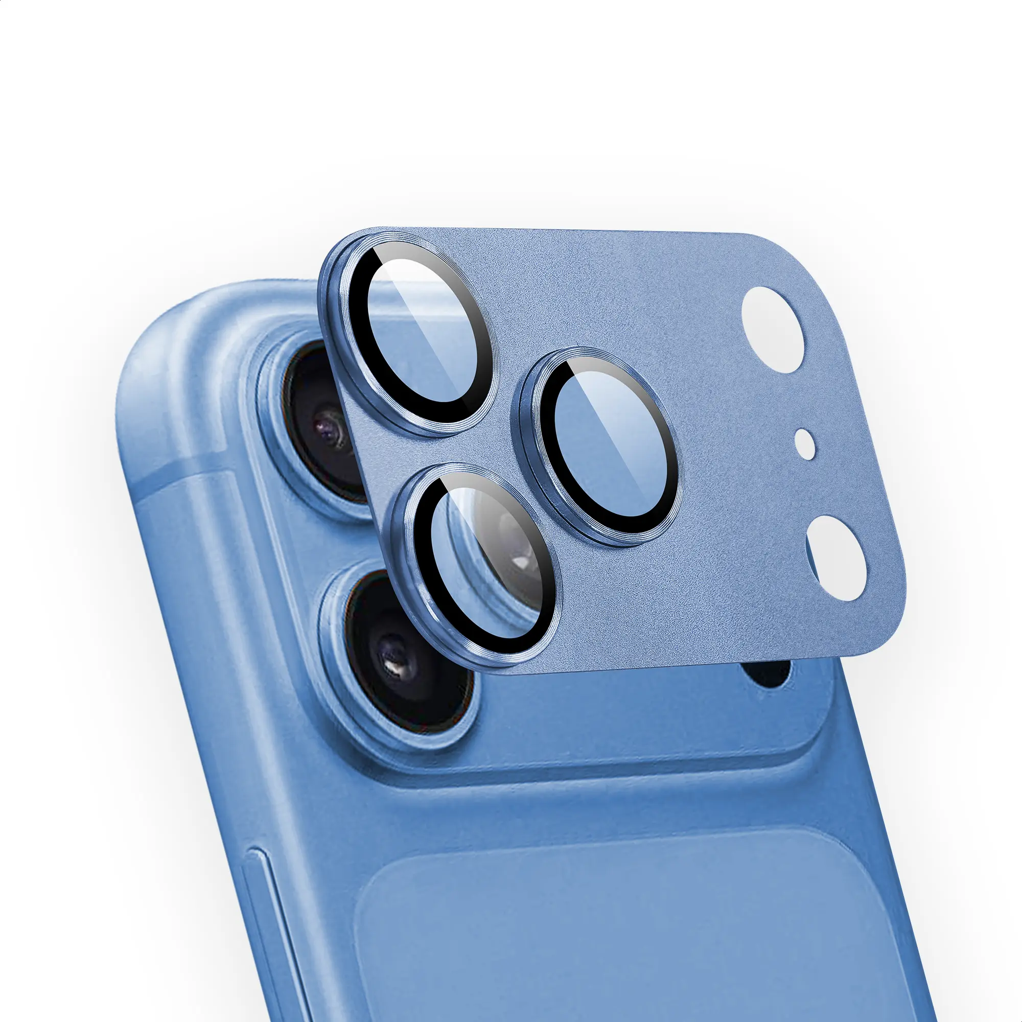 Rosso Apple iPhone 18 Pro Max Camera Lens Protector Licht Blauw afbeelding 9