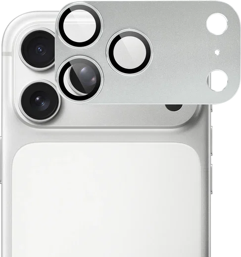 Rosso Apple iPhone 18 Pro Max Camera Lens Protector Zilver afbeelding 1
