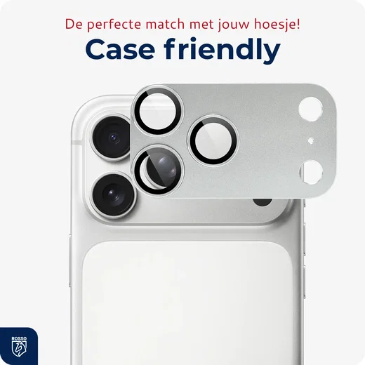 Rosso Apple iPhone 18 Pro Max Camera Lens Protector Zilver afbeelding 7