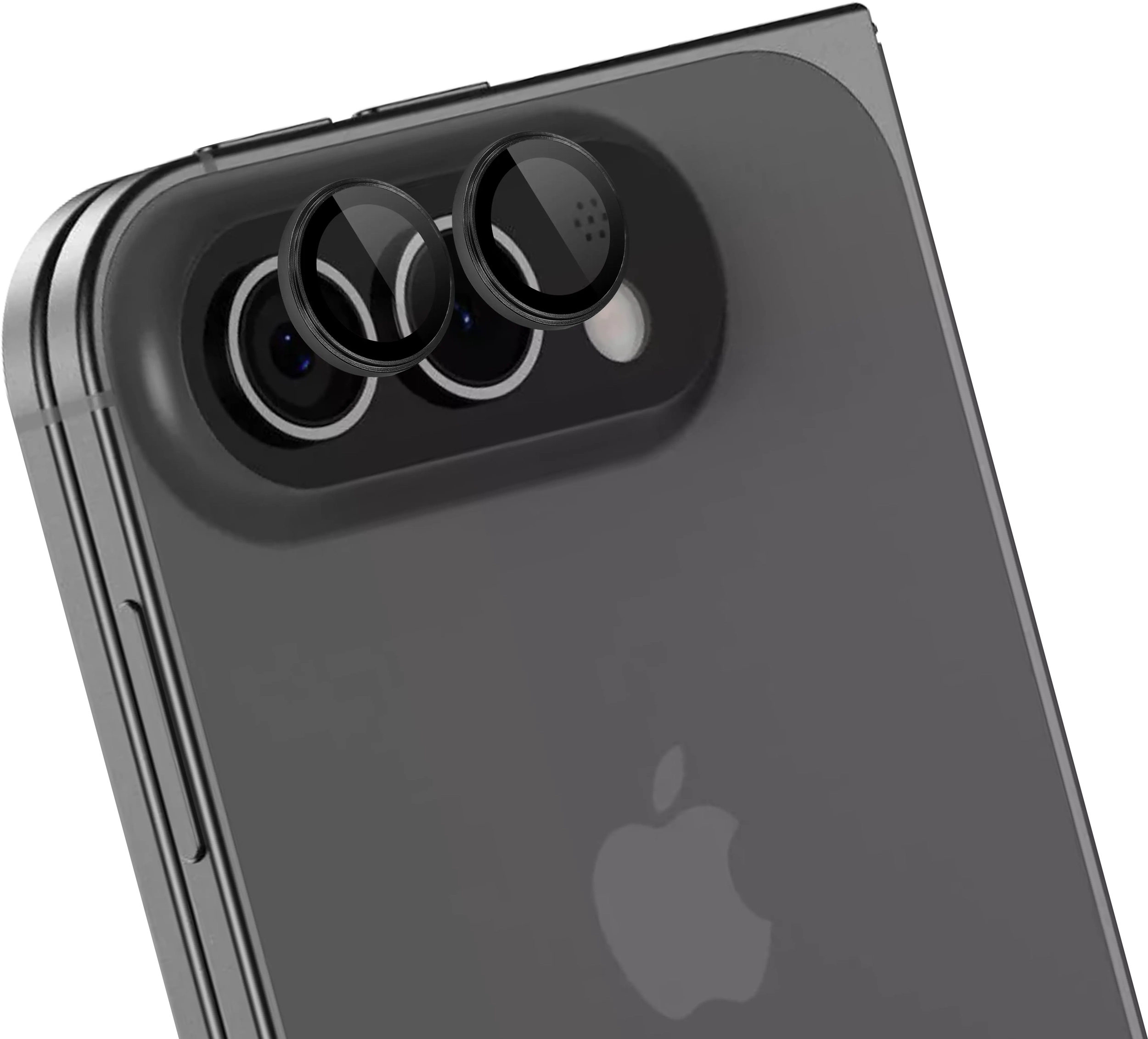 Rosso Apple iPhone Duo Camera Frame Protector Zwart afbeelding 1
