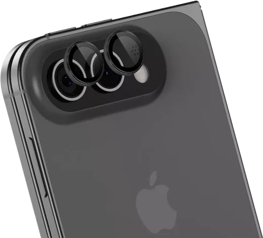 Rosso Apple iPhone Duo Camera Frame Protector Zwart afbeelding 1
