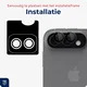 Rosso Apple iPhone Duo Camera Frame Protector Zwart afbeelding 6