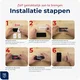 Rosso Apple iPhone Duo Tempered Glass met Installatietray Dust Removal afbeelding 8