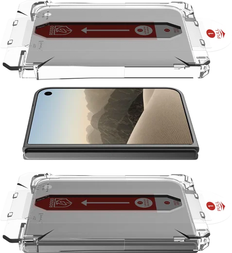 Rosso Apple iPhone Duo Privacy Glass met Installatietray Dust Removal afbeelding 13