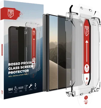 Rosso Apple iPhone Duo Privacy Glass met Installatietray Dust Removal