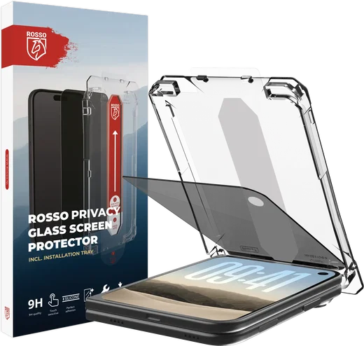Rosso Apple iPhone Duo Privacy Glass met Installatietray Dust Removal afbeelding 2