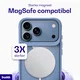 Buddi Hybrid Apple iPhone 18 Pro Hoesje MagSafe Back Cover Matched Blauw afbeelding 4
