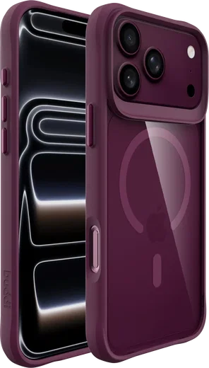Buddi Hybrid Apple iPhone 18 Pro Hoesje MagSafe Back Cover Matched Rood afbeelding 9