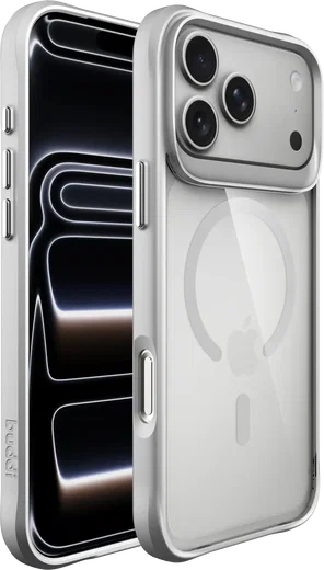 Buddi Hybrid Apple iPhone 18 Pro Hoesje MagSafe Back Cover Matched Zilver afbeelding 11