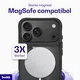 Buddi Hybrid Apple iPhone 18 Pro Hoesje MagSafe Back Cover Matched Zwart afbeelding 4