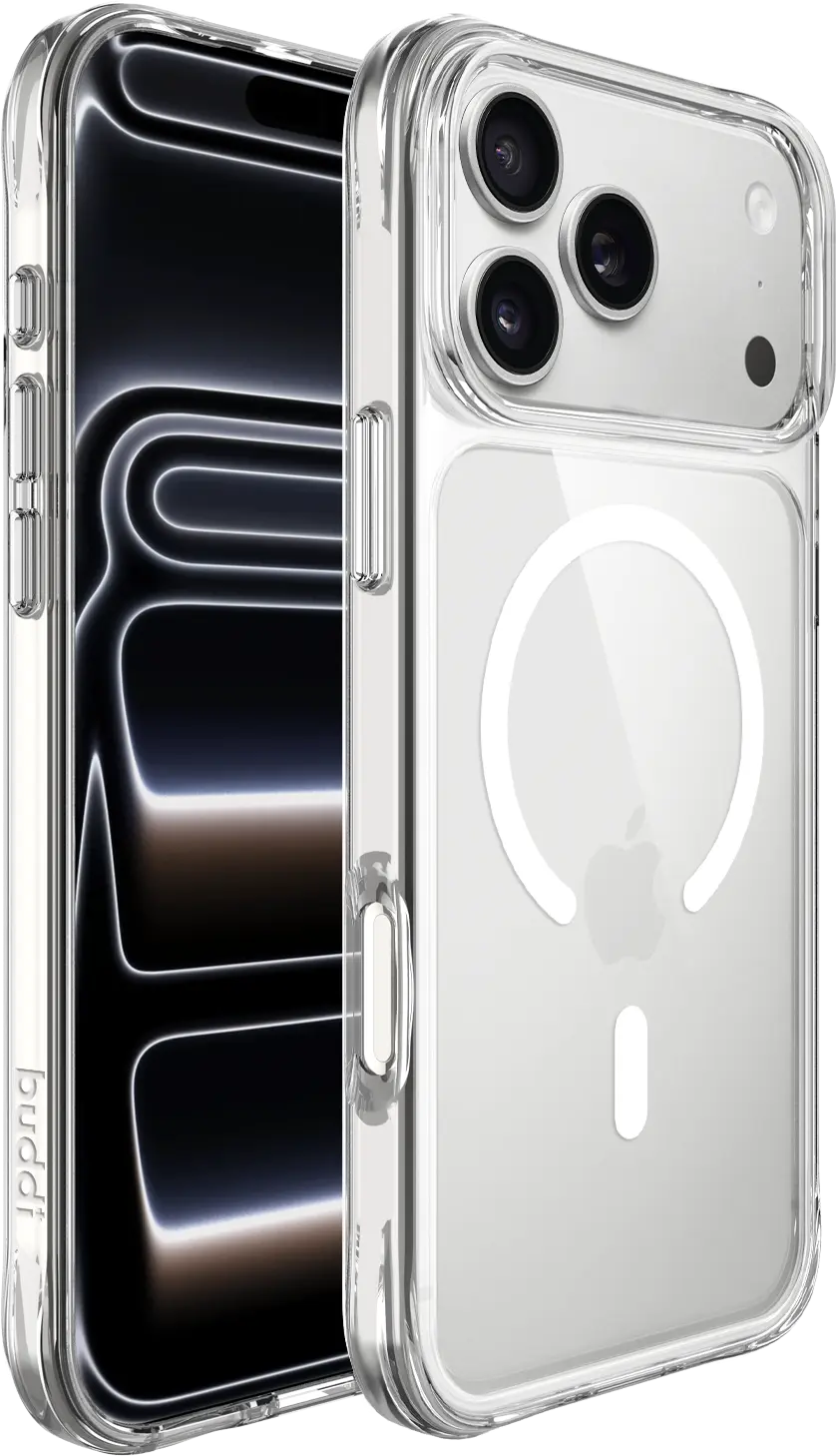 Buddi Core Apple iPhone 18 Pro Hoesje MagSafe Back Cover Transparant afbeelding 9