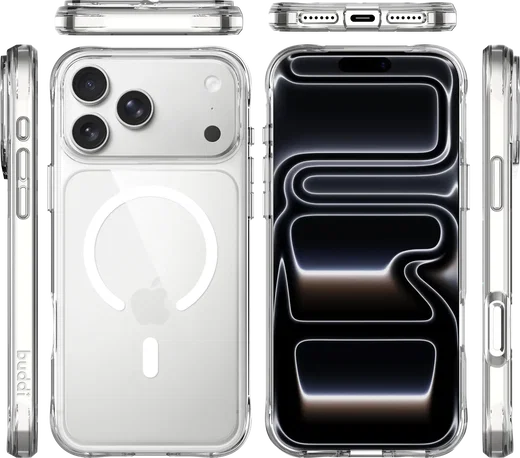 Buddi Core Apple iPhone 18 Pro Hoesje MagSafe Back Cover Transparant afbeelding 8