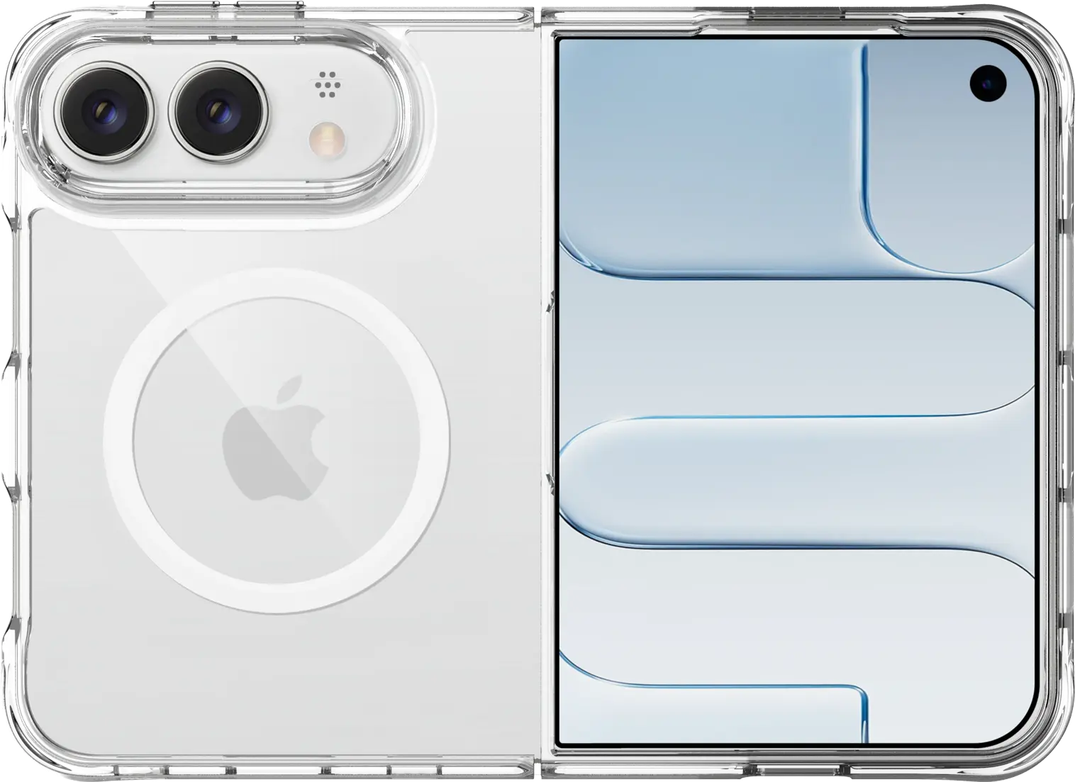 Buddi Core Apple iPhone Duo Hoesje MagSafe Back Cover Transparant afbeelding 1