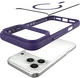 Buddi Hybrid Apple iPhone 18 Pro Hoesje MagSafe Back Cover Transparant Paars afbeelding 11