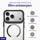 Buddi Hybrid Apple iPhone 18 Pro Hoesje MagSafe Back Cover Transparant Zwart afbeelding 4