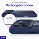 Buddi Hybrid Apple iPhone 18 Pro Max Hoesje MagSafe Back Cover Transparant Blauw afbeelding 5