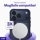 Buddi Hybrid Apple iPhone 18 Pro Max Hoesje MagSafe Back Cover Transparant Blauw afbeelding 4