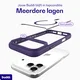 Buddi Hybrid Apple iPhone 18 Pro Max Hoesje MagSafe Back Cover Transparant Paars afbeelding 8