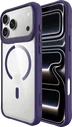Buddi Hybrid Apple iPhone 18 Pro Max Hoesje MagSafe Back Cover Transparant Paars