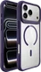 Buddi Hybrid Apple iPhone 18 Pro Max Hoesje MagSafe Back Cover Transparant Paars afbeelding 9