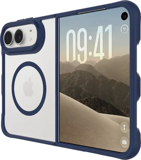 Buddi Hybrid Apple iPhone Duo Hoesje MagSafe Back Cover Blauw afbeelding 7