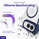 Buddi Hybrid Apple iPhone Duo Hoesje MagSafe Back Cover Blauw afbeelding 3
