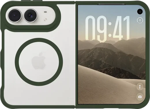 Buddi Hybrid Apple iPhone Duo Hoesje MagSafe Back Cover Groen afbeelding 1