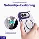 Buddi Hybrid Apple iPhone Duo Hoesje MagSafe Back Cover Paars afbeelding 6