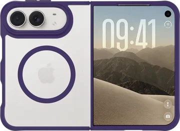 Buddi Hybrid Apple iPhone Duo Hoesje MagSafe Back Cover Paars