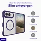 Buddi Hybrid Apple iPhone Duo Hoesje MagSafe Back Cover Paars afbeelding 5