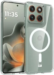 Motorola Moto Edge 70 Hoesje Hard Back Cover met MagSafe Transparant afbeelding