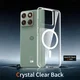 Motorola Moto Edge 70 Hoesje Hard Back Cover met MagSafe Transparant afbeelding 4