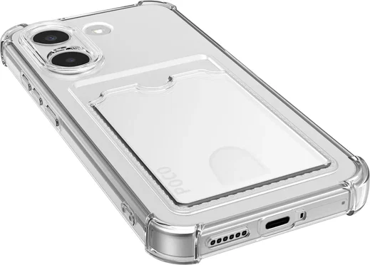 Xiaomi Poco X8 Pro Hoesje Dun TPU met Pasjeshouder Back Cover Transparant afbeelding 8
