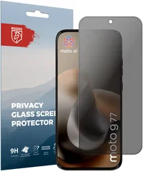 Rosso Motorola G77 9H Tempered Glass Screen Protector Privacy afbeelding